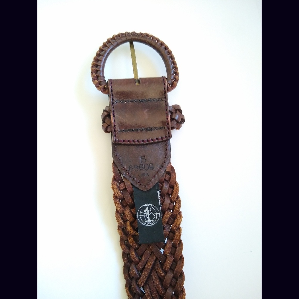 Braided leather belt - Picture 4 of 4